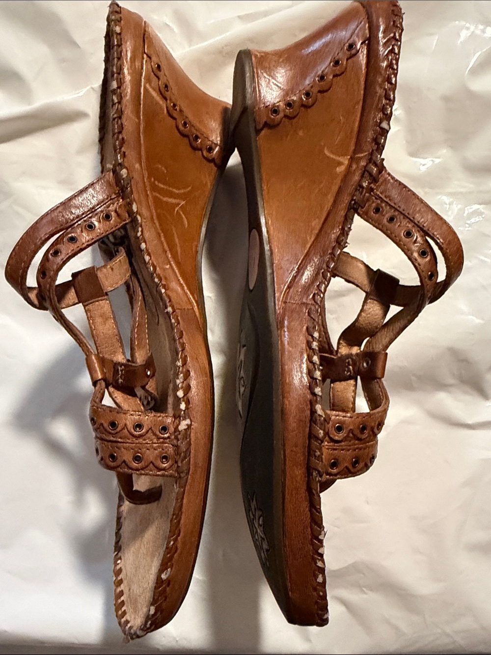 Clarks sandals brown leather - Picture 5 of 7